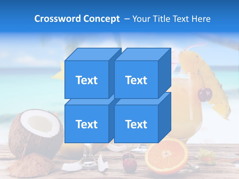 Food Fruit Lemon PowerPoint Template