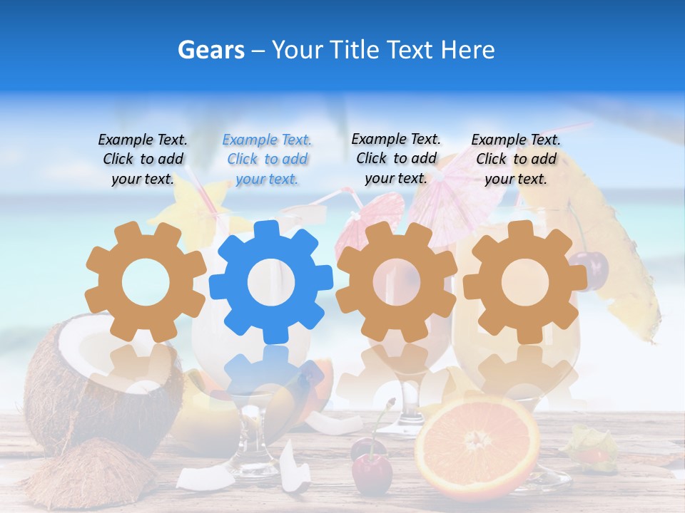 Food Fruit Lemon PowerPoint Template