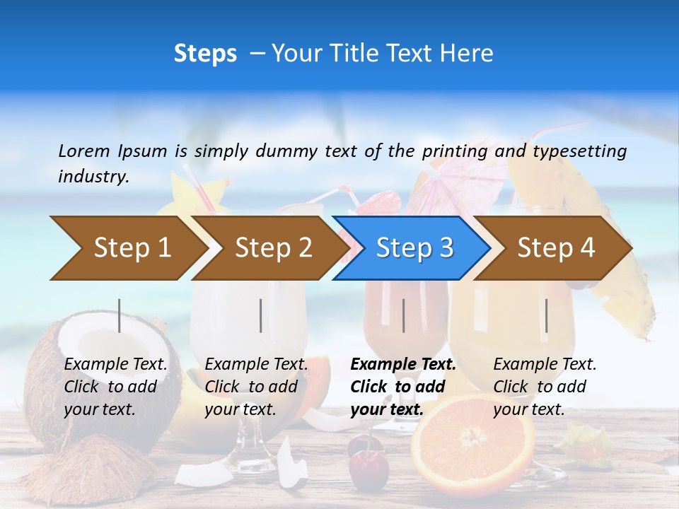 Food Fruit Lemon PowerPoint Template