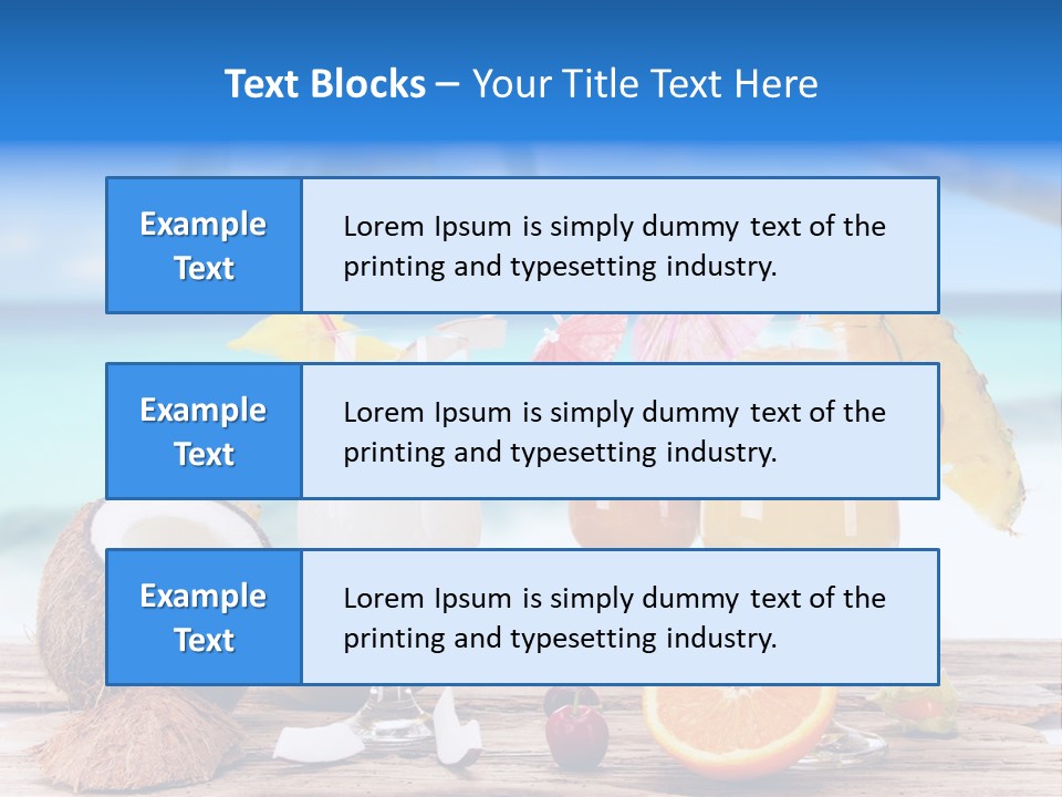 Food Fruit Lemon PowerPoint Template