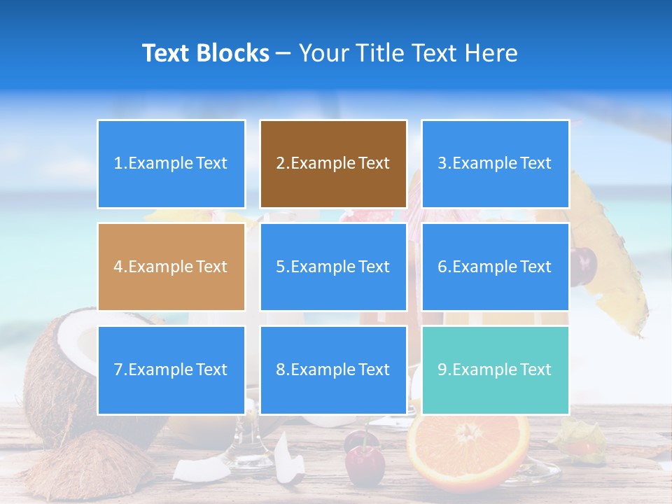 Food Fruit Lemon PowerPoint Template
