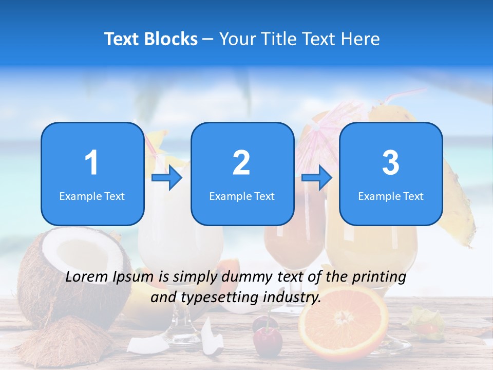 Food Fruit Lemon PowerPoint Template
