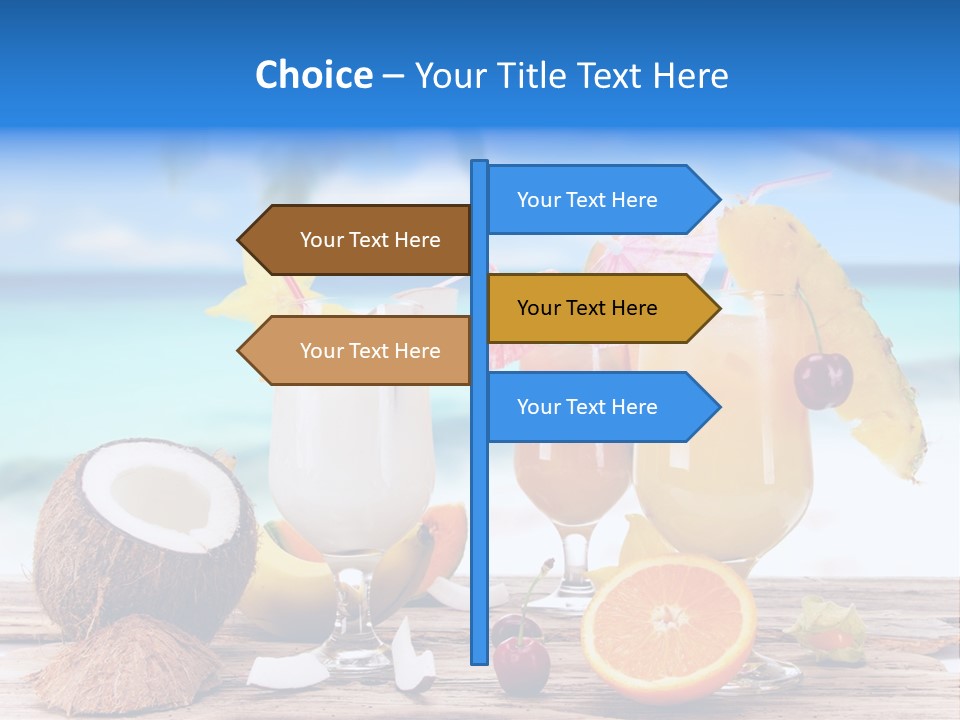 Food Fruit Lemon PowerPoint Template
