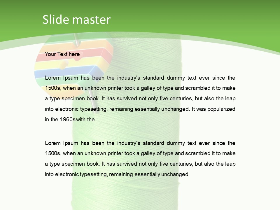 Nobody Fix Clothes PowerPoint Template