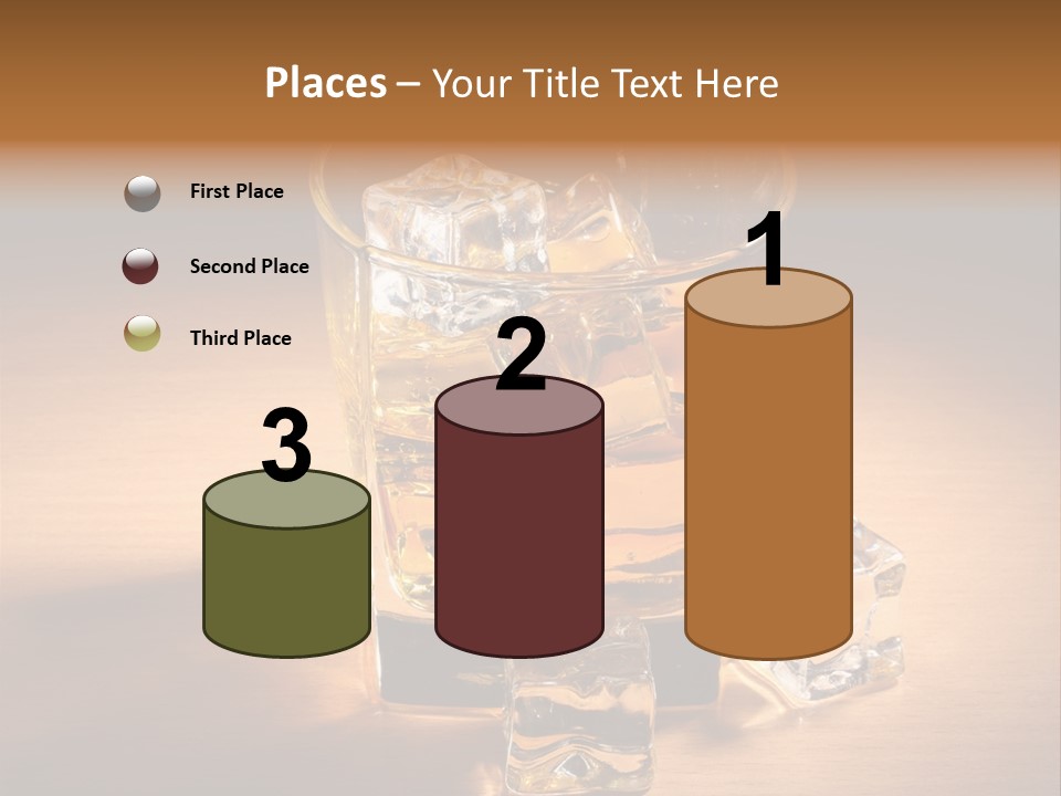 Rum Amber Ice PowerPoint Template
