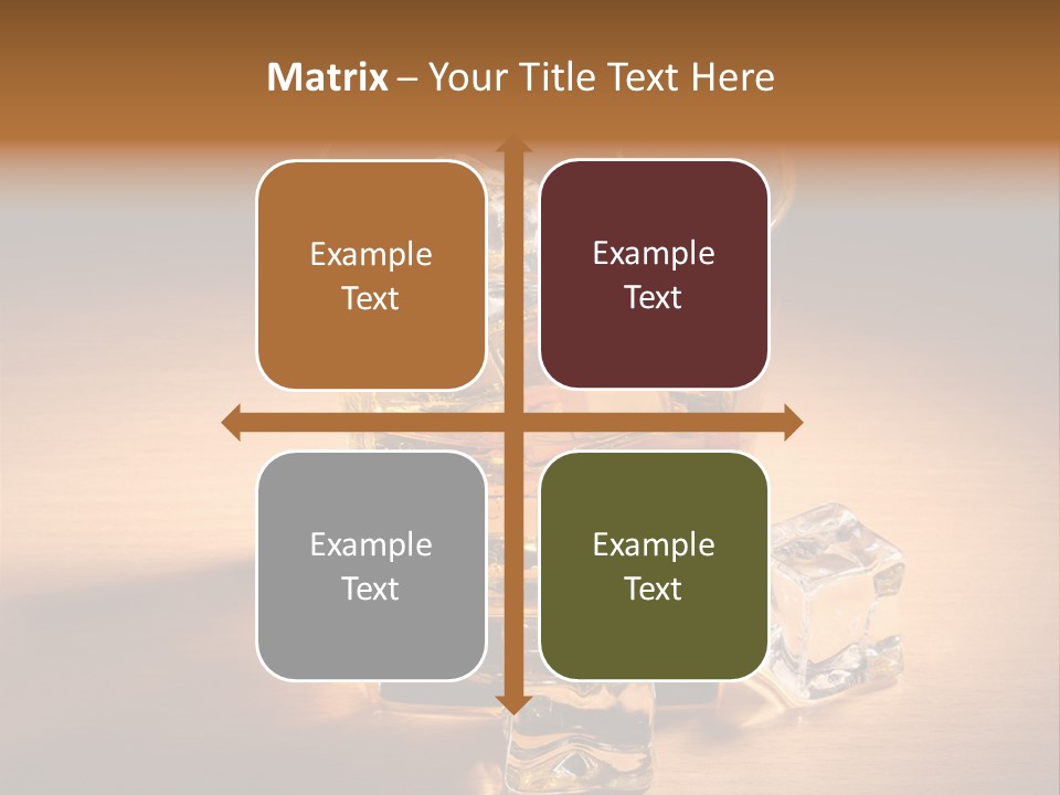 Rum Amber Ice PowerPoint Template