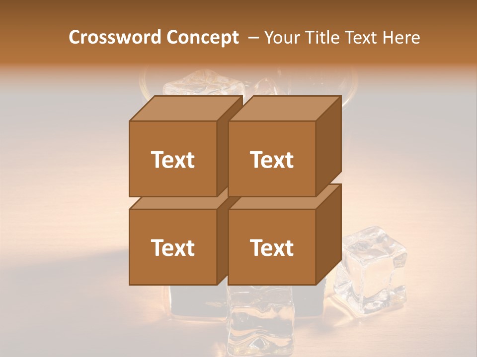 Rum Amber Ice PowerPoint Template
