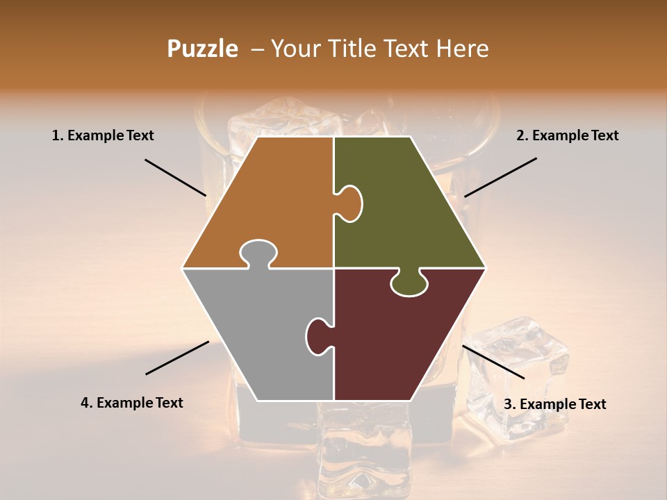 Rum Amber Ice PowerPoint Template