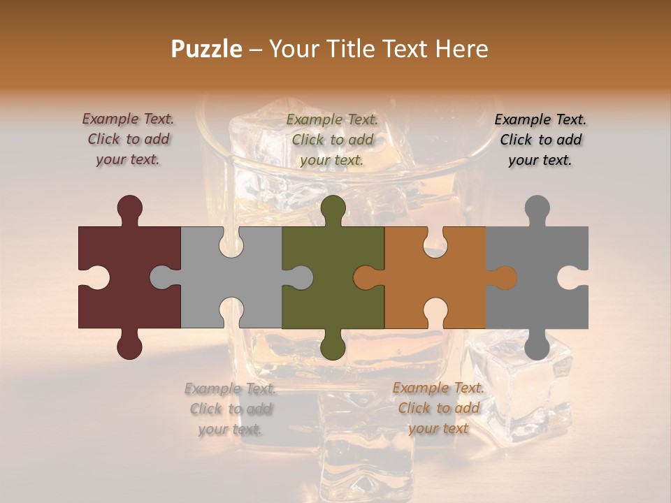 Rum Amber Ice PowerPoint Template