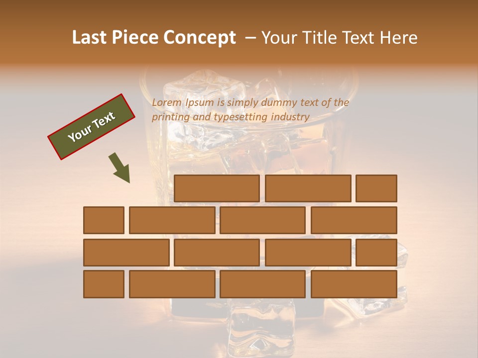 Rum Amber Ice PowerPoint Template