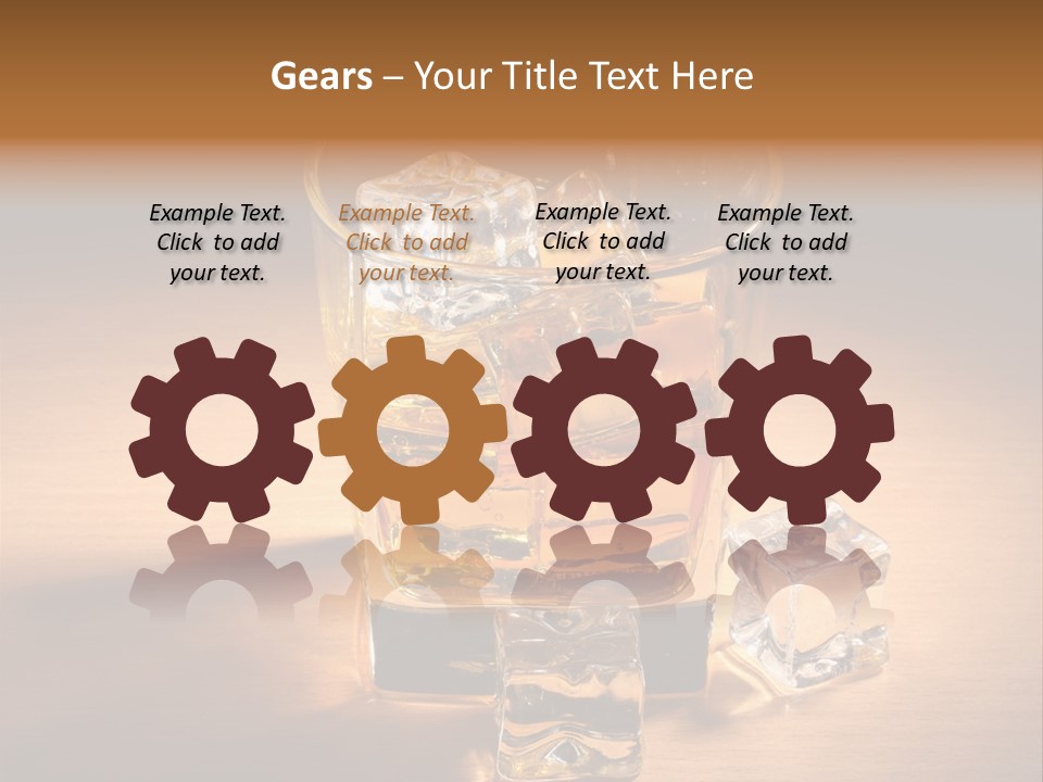 Rum Amber Ice PowerPoint Template