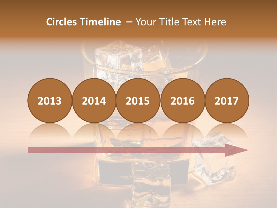Rum Amber Ice PowerPoint Template
