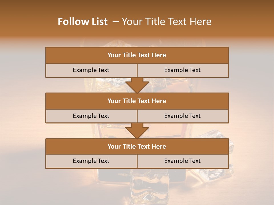 Rum Amber Ice PowerPoint Template