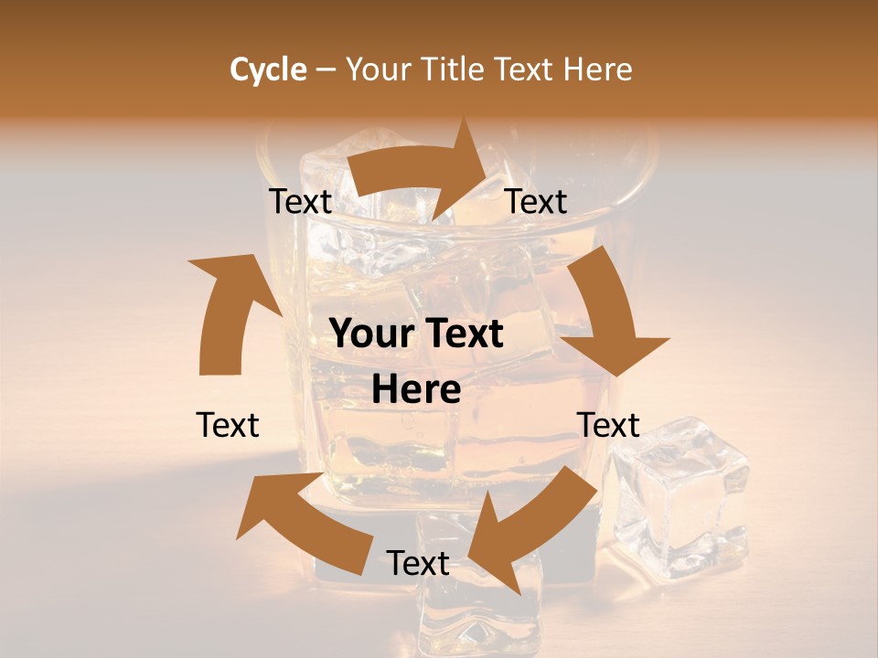 Rum Amber Ice PowerPoint Template