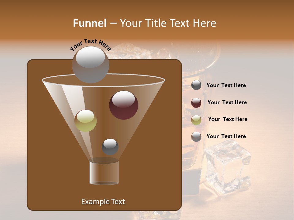 Rum Amber Ice PowerPoint Template