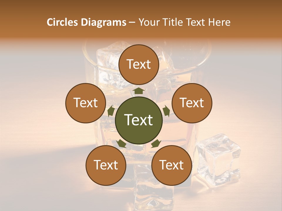 Rum Amber Ice PowerPoint Template