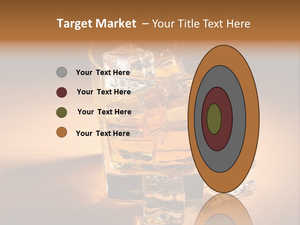 Rum Amber Ice PowerPoint Template
