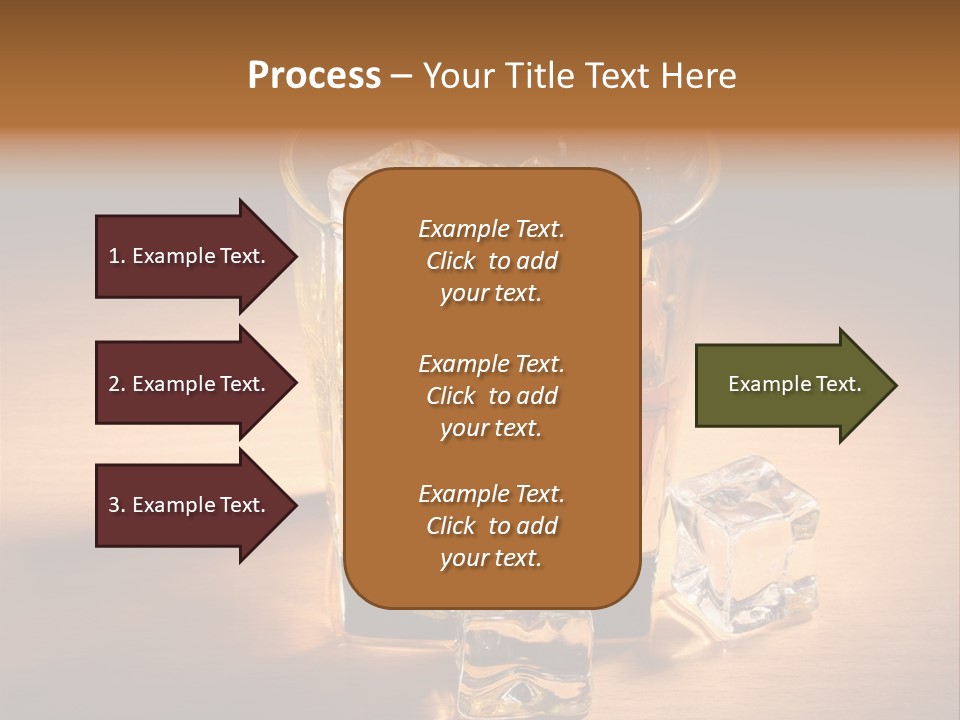 Rum Amber Ice PowerPoint Template