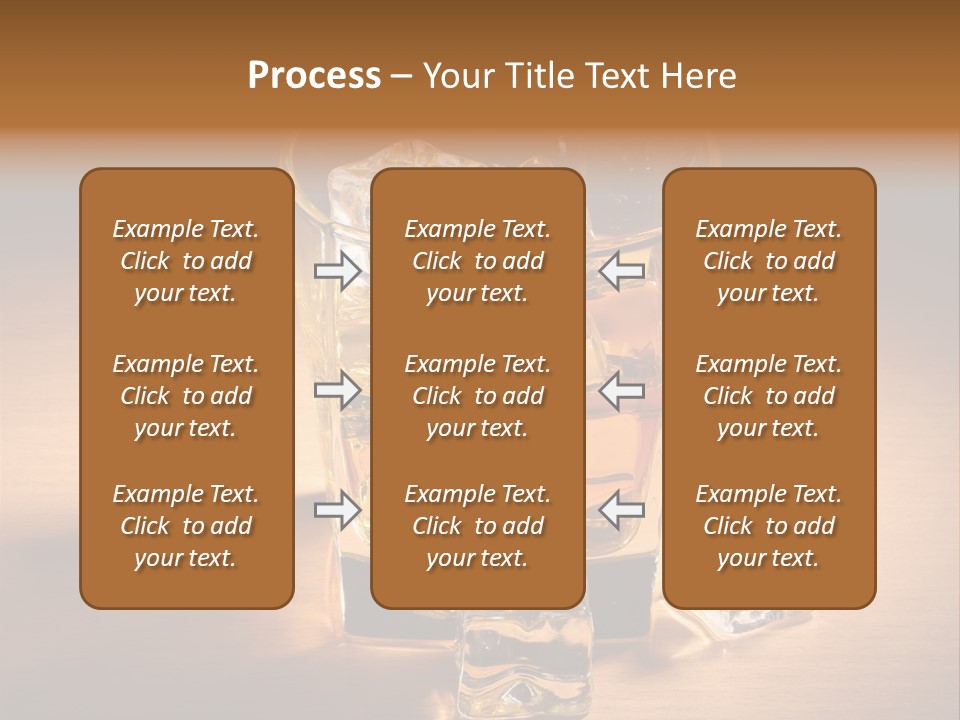 Rum Amber Ice PowerPoint Template