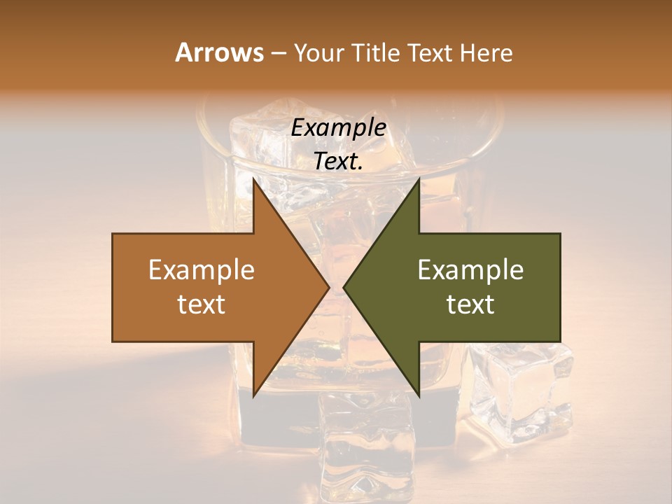 Rum Amber Ice PowerPoint Template