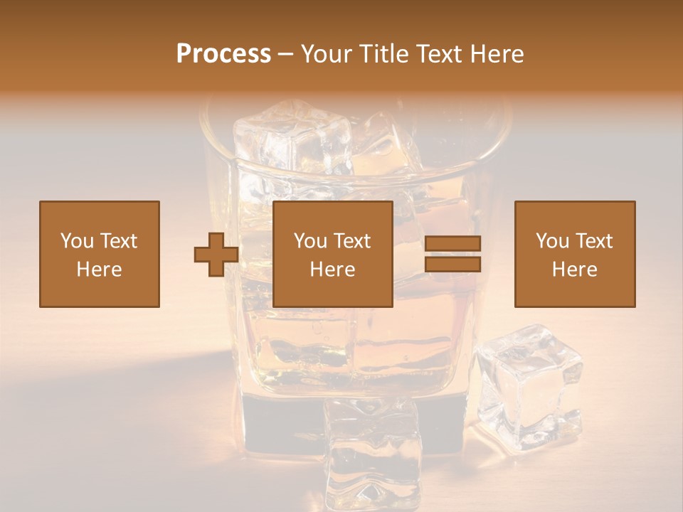 Rum Amber Ice PowerPoint Template