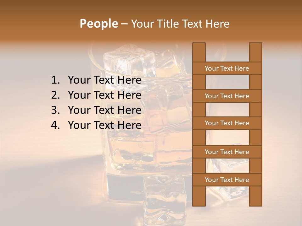Rum Amber Ice PowerPoint Template