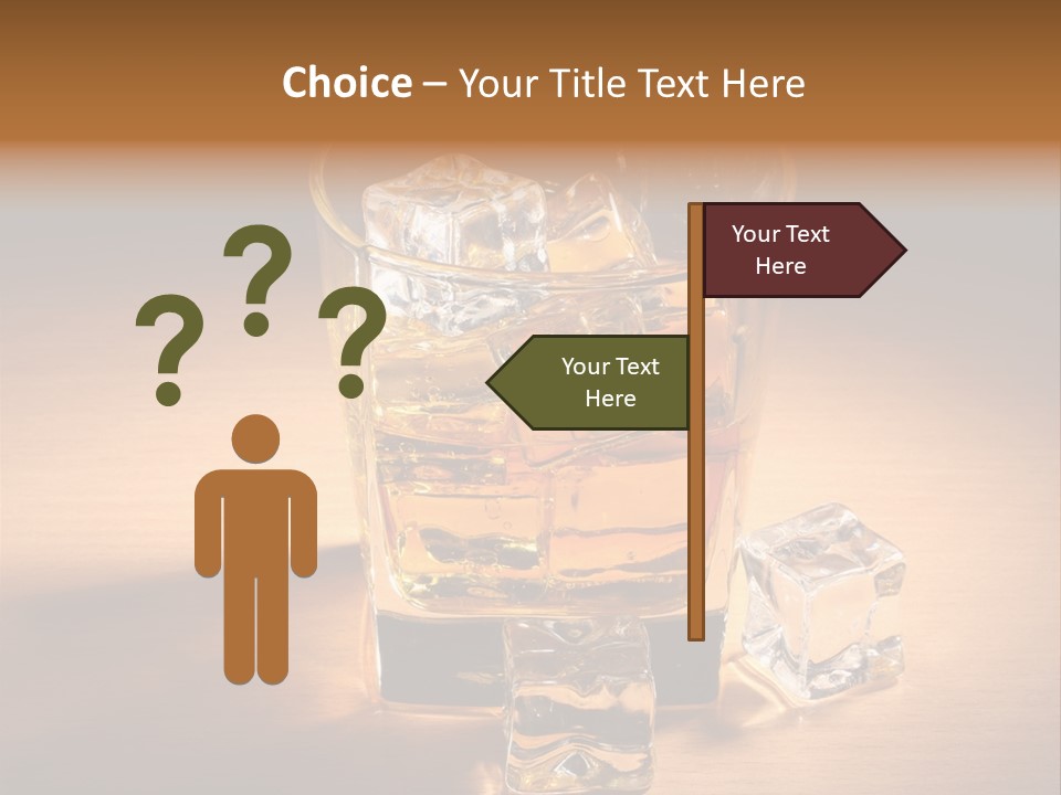 Rum Amber Ice PowerPoint Template