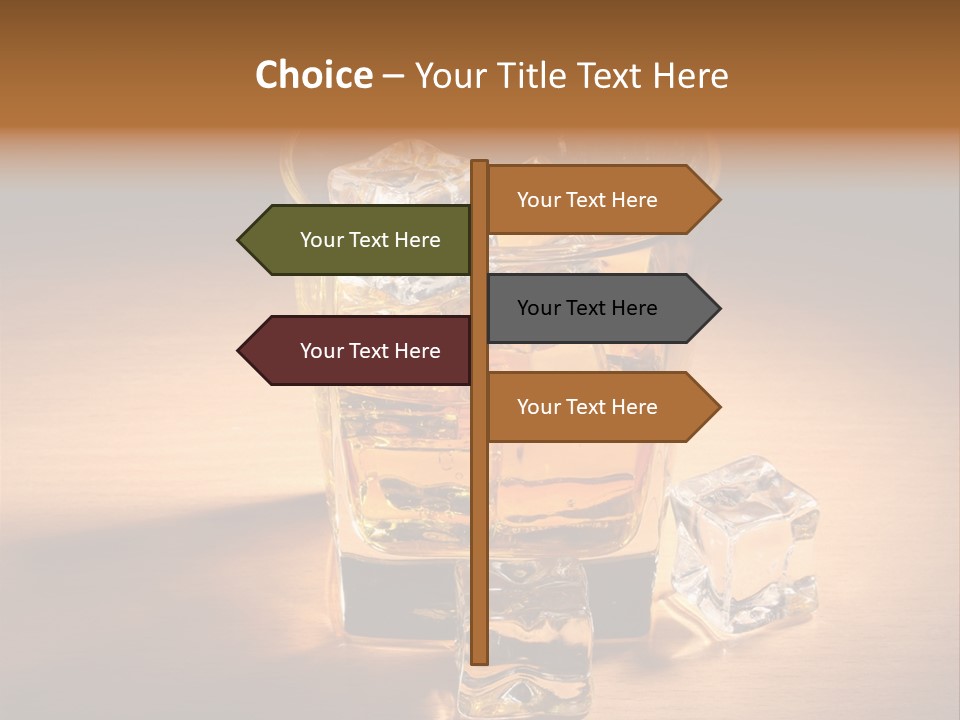 Rum Amber Ice PowerPoint Template