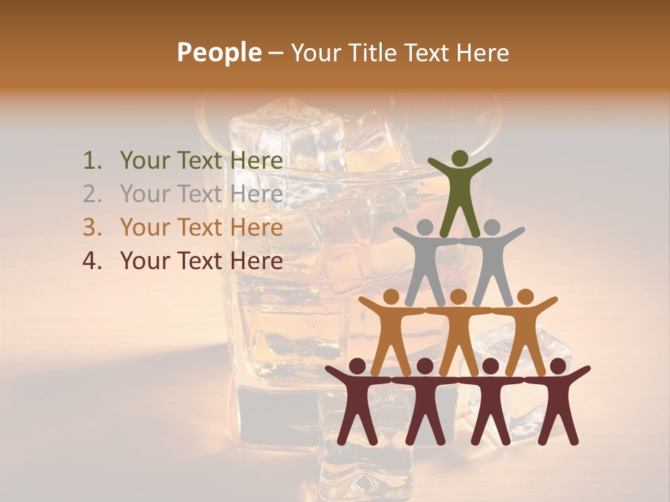 Rum Amber Ice PowerPoint Template