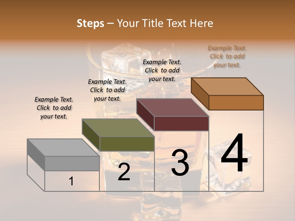 Rum Amber Ice PowerPoint Template