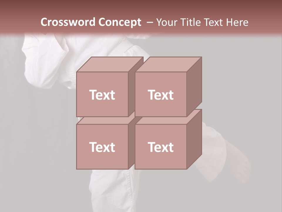 Exercise Student Person PowerPoint Template