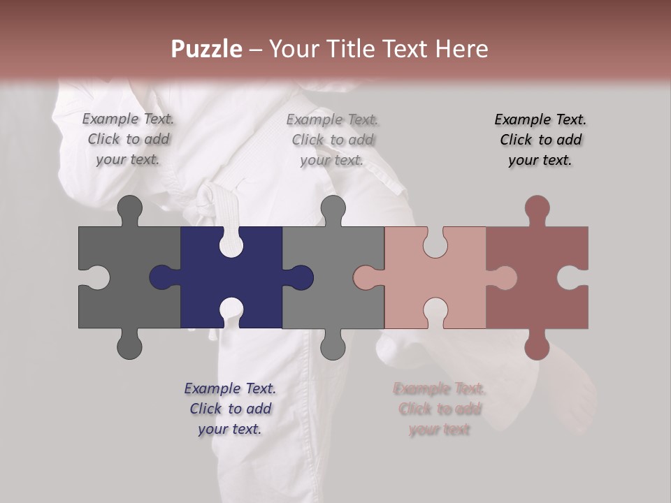 Exercise Student Person PowerPoint Template