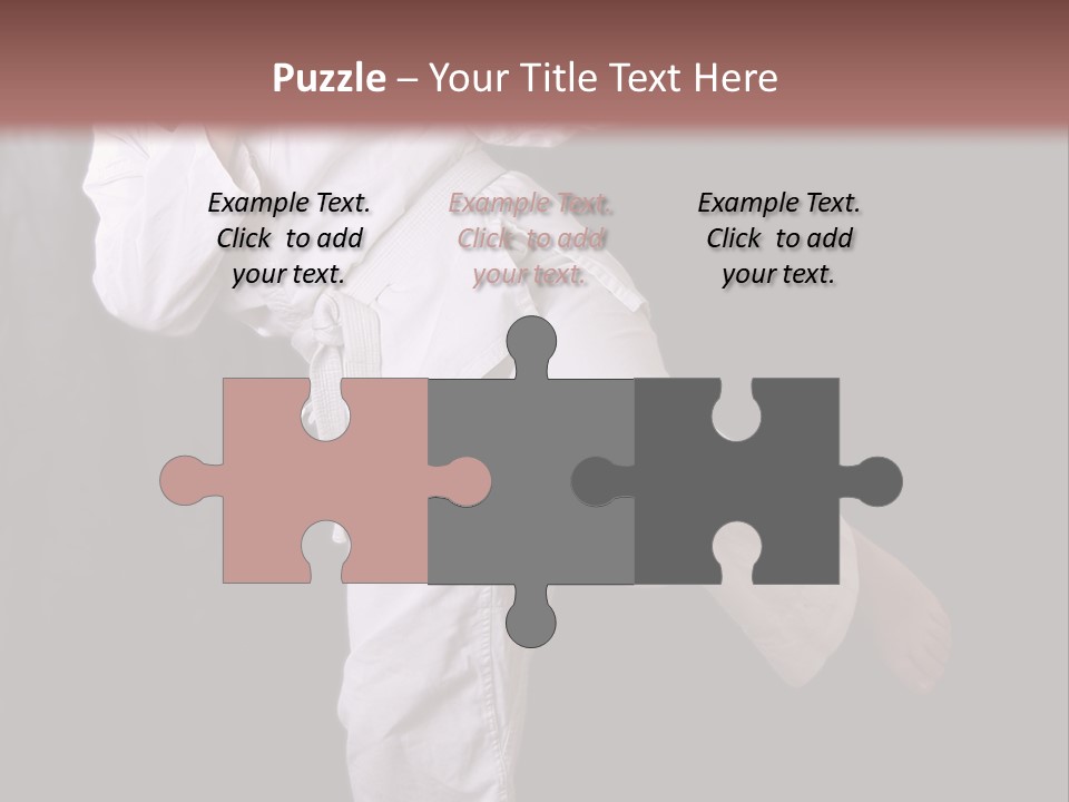 Exercise Student Person PowerPoint Template