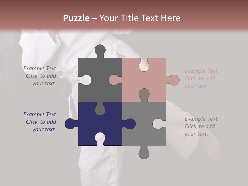 Exercise Student Person PowerPoint Template