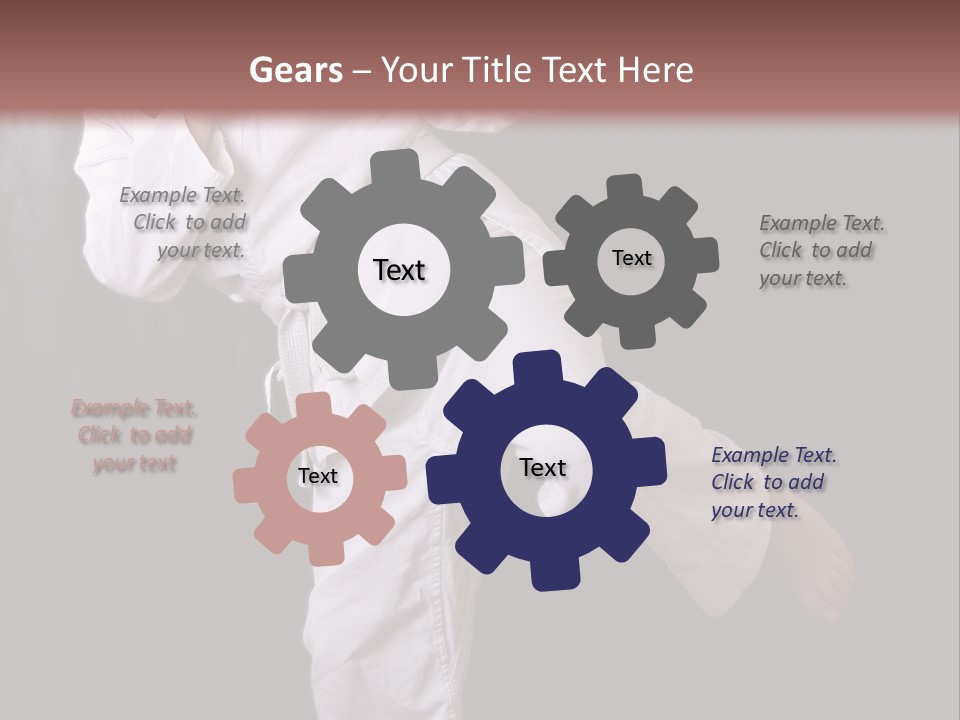 Exercise Student Person PowerPoint Template