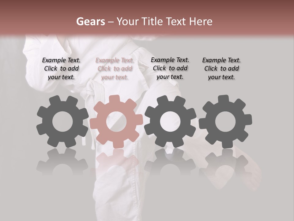 Exercise Student Person PowerPoint Template