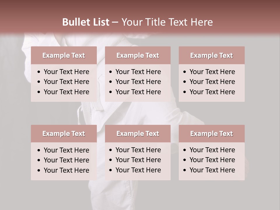 Exercise Student Person PowerPoint Template