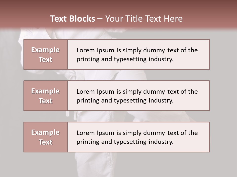 Exercise Student Person PowerPoint Template