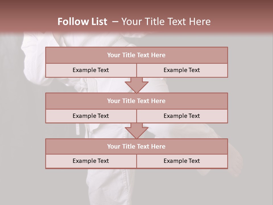 Exercise Student Person PowerPoint Template