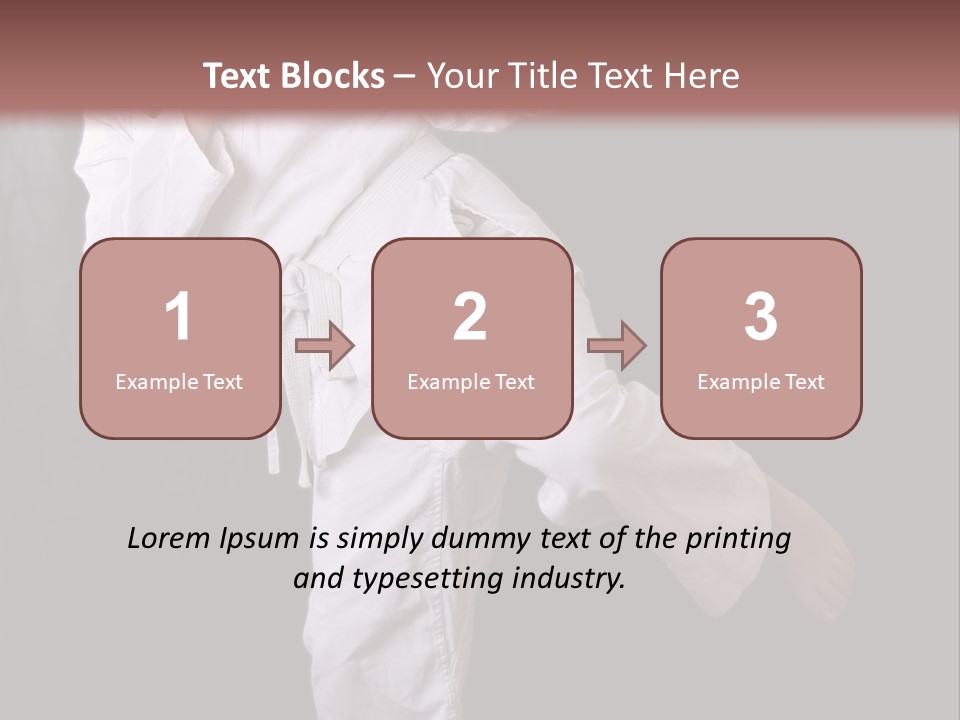 Exercise Student Person PowerPoint Template