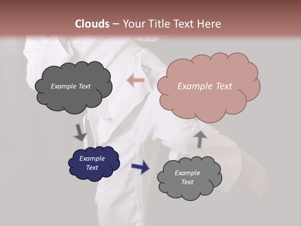 Exercise Student Person PowerPoint Template