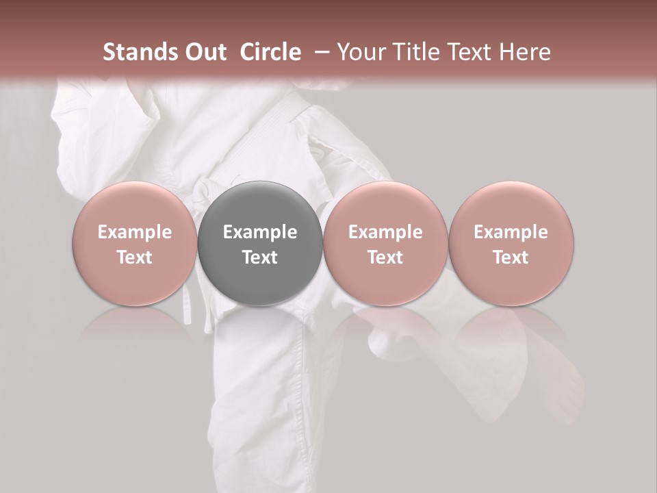 Exercise Student Person PowerPoint Template