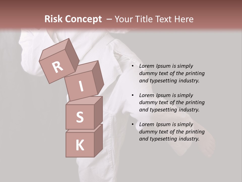 Exercise Student Person PowerPoint Template