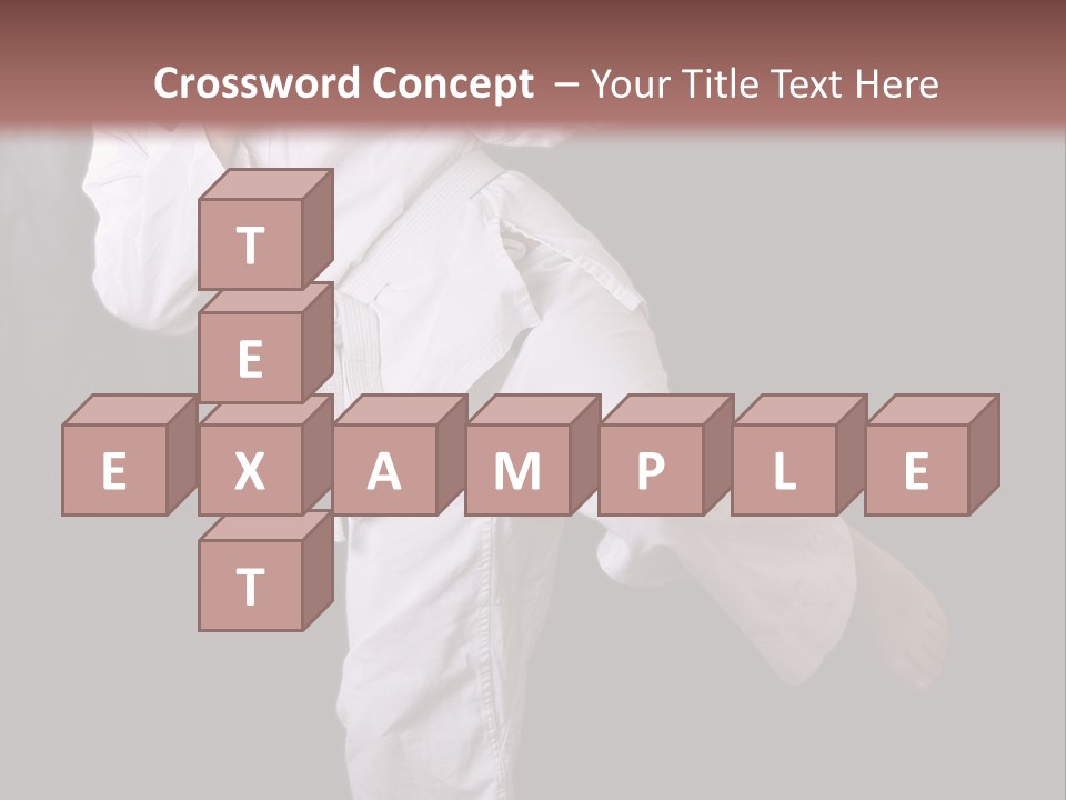 Exercise Student Person PowerPoint Template