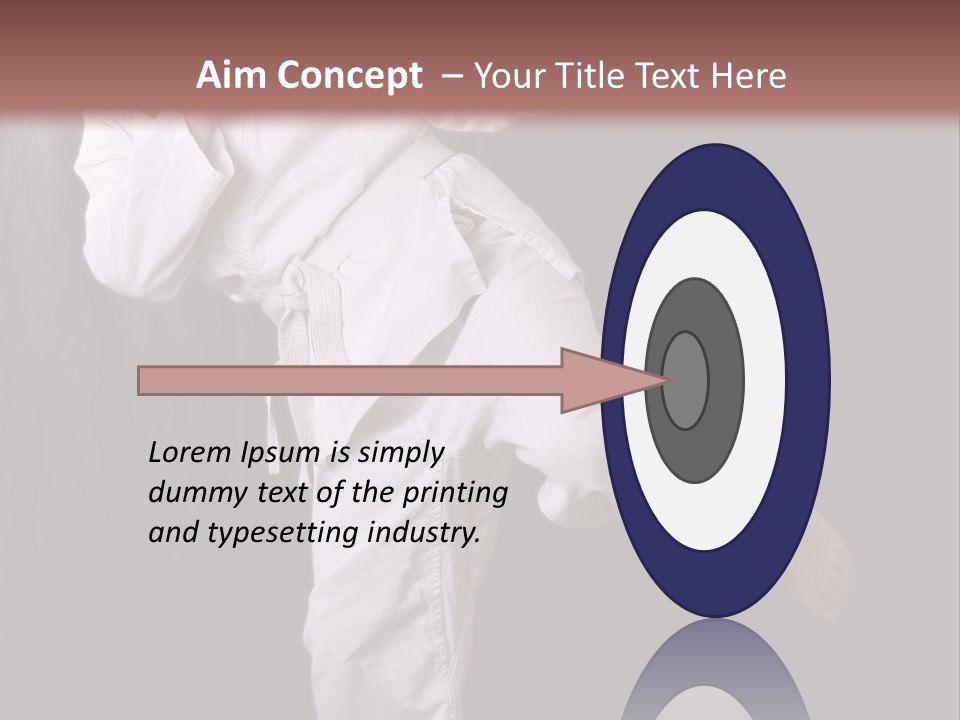 Exercise Student Person PowerPoint Template