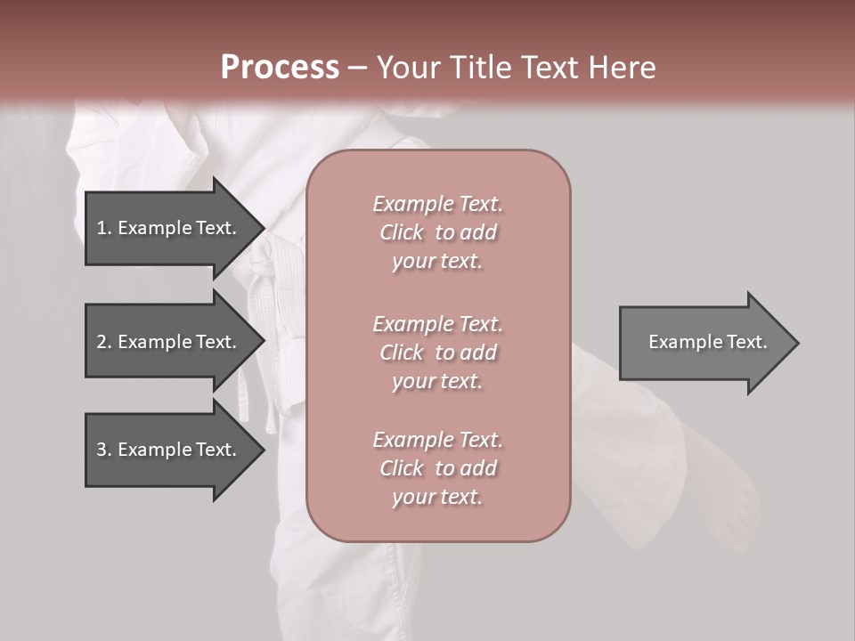Exercise Student Person PowerPoint Template