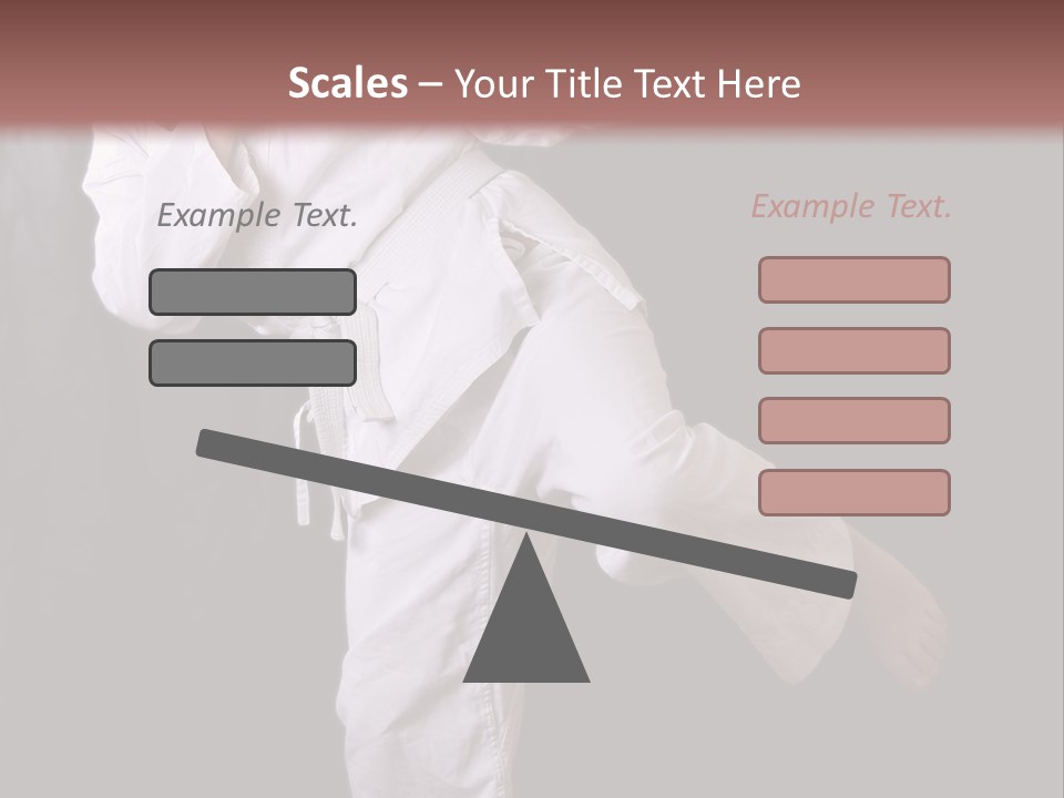 Exercise Student Person PowerPoint Template