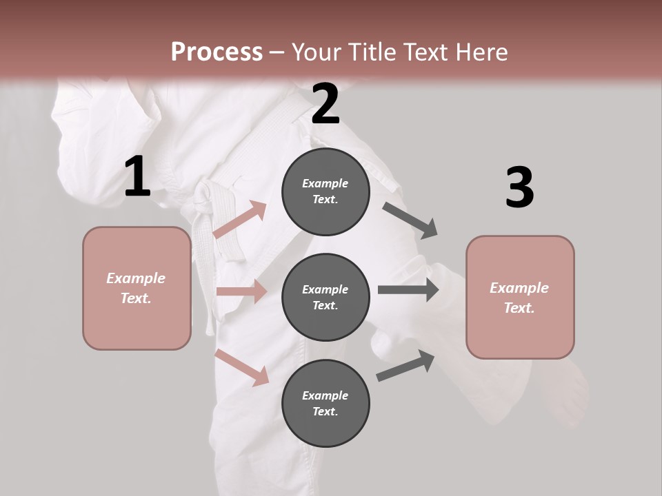 Exercise Student Person PowerPoint Template