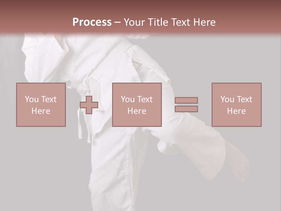 Exercise Student Person PowerPoint Template