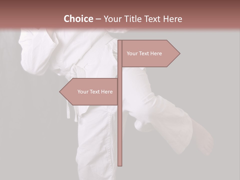 Exercise Student Person PowerPoint Template